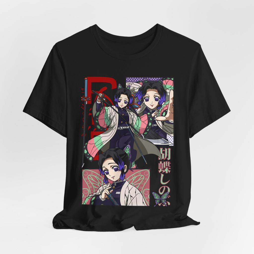 Shinobu Anime T-Shirt Mens Womens Tees Top Tee Tops, Unisex T-Shirt Mens Womens Tees Top for Anime Fans, Short Sleeve Anime Shirt,