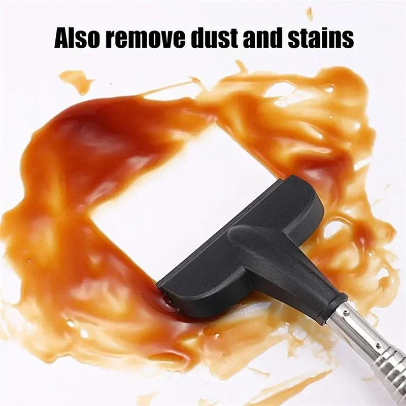 Автомобильный стеклоочиститель для зеркала заднего вида, портативный телескопический автомобильный скребок для очистки стекол, длинная ручка, очиститель тумана для стекла, инструмент для удаления воды, инструмент для чистки автомобиля