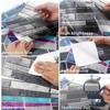 15cmX30cmX6PCS Водонепроницаемые маслостойкие наклейки на стену, наклейки на кирпичную плитку