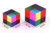 ZhuoChiMall Color Cube, Acrylic Cube Prism, Translucent, Smooth, Decorative, Soothing, 50mm