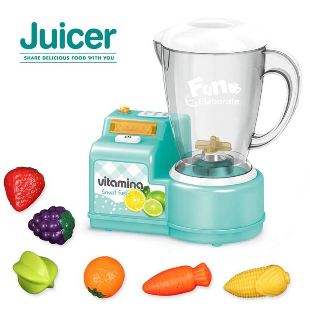 Cognition Ability Kids Blender Toy with Accessory Pretend Playset Mixer  Kitchen Appliances