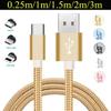 Ultra Long Nylon Braided USB Charging Cable Tangle-Free Type-C Micro Usb Iphone USB Cable