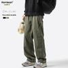 Homlean Men's American Style Cotton Loose Cargo Pants HS60