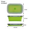Portable Kitchen Household Silicone Food Container Folding Lunchbox Collapsible Bowl Picnic Boxes