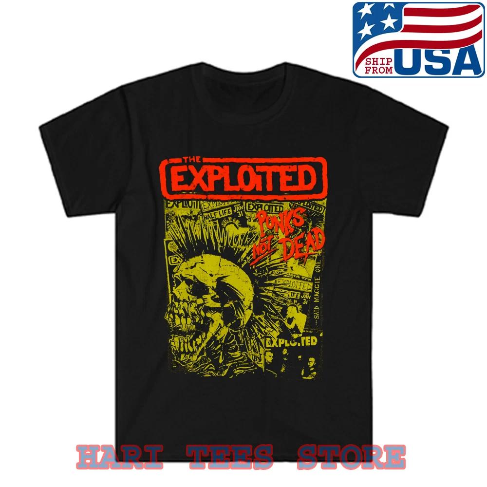 The Exploited Punks Not Dead Мужская Черная Размер от S до 5XL