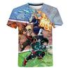 Men T Shirts Cartoon Anime T-shirt 3D Printed Tee Solon Fashionable Casual Printed Tops Short Sleeved Summer Apparel