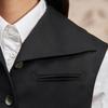 Women's Lapel Collar Layered Vest