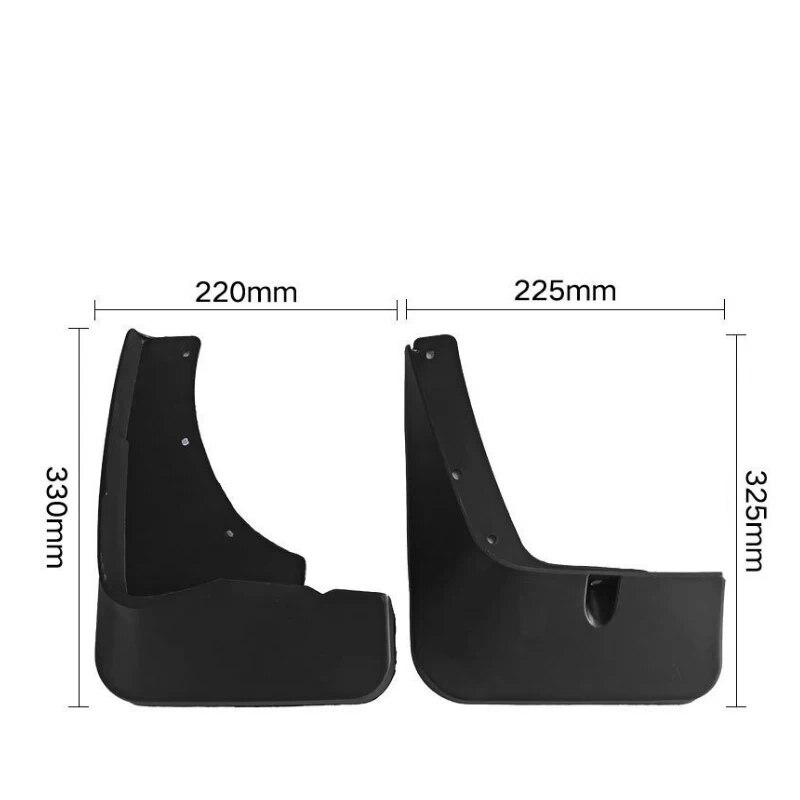 Auto Mud Flaps Kit for Mitsubishi Outlander 2015- 2018 Mud Fender Splash Guard Front and Rear 4-PC Set Car Stylin
