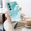Чехол с принтом «Горная дорога» для Samsung S26 Ultra S25 FE S24 S23 S22 Plus S21 A15 A25 A35 A55 A16 A26 A36 A56 A17 A37 A57 5G Прозрачный мягкий чехол из ТПУ