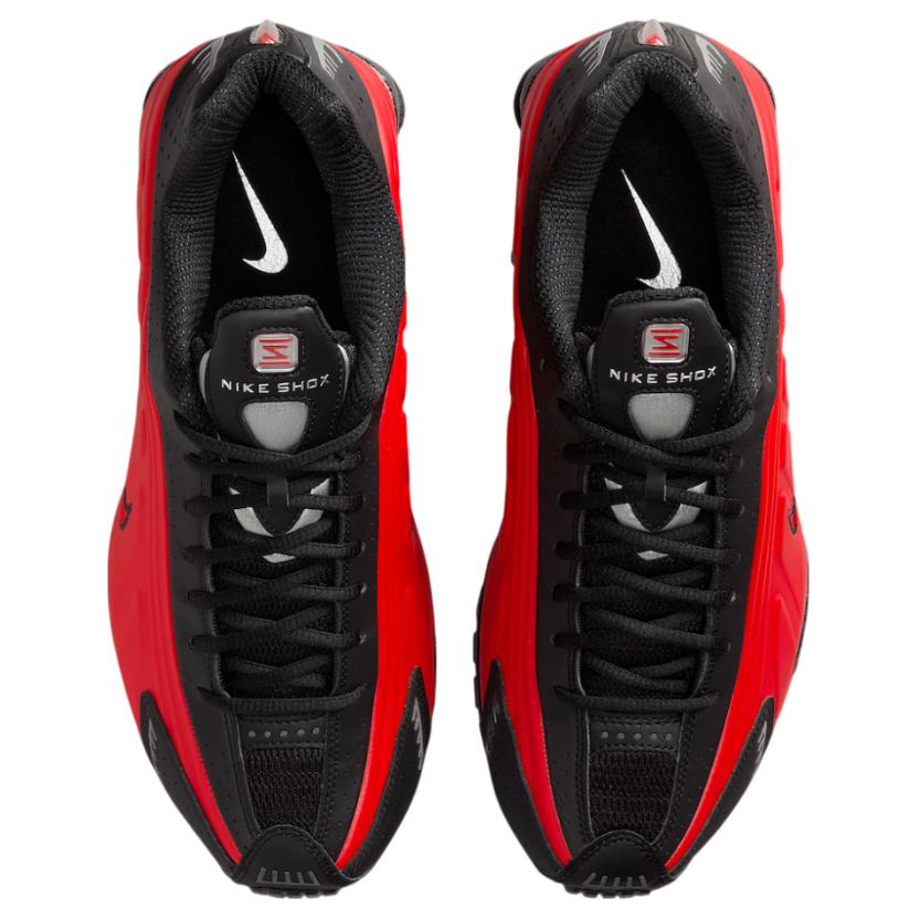 Nike Shox R4 University Red Black Metallic Silver HQ1988-600
