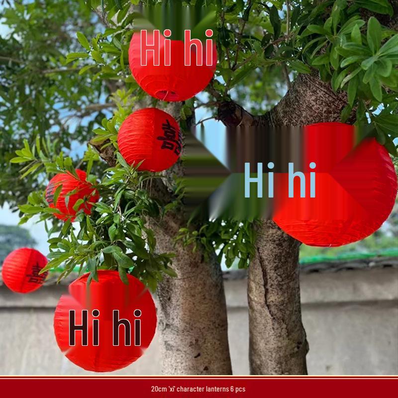 Подвесные фонари в деревенском стиле для украшения дерева - Свадебные и новогодние уличные украшения