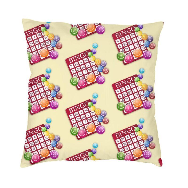 Bingo Queen Cushion Covers Best Play Bingo Soft Velvet Nordic Pillow Cases Decor Home