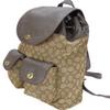 Used COACH Backpack Â· Daypack F30275 Signature canvas/leather Brown Dark brown Backpack