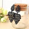Vintage Women's Bohemian Hollow Design Long Drop Dangle Earrings Piercing Jewelry