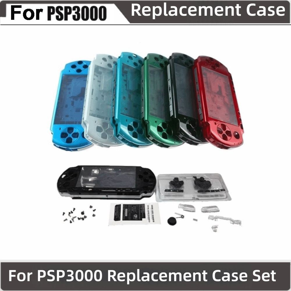 With Buttons Kit Protective Case Kit With Screws Console Replacement for PSP3000