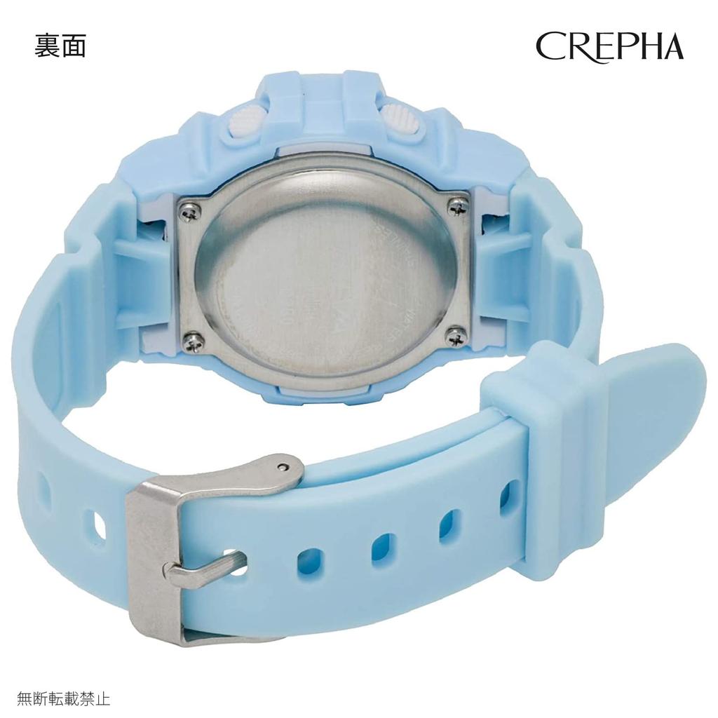 CREPHA TE-D280-LB - Digital Waterproof Blue Watch