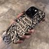 New Fashion Doodle Drawing Phone Case For iPhone 14 15 16 Plus 11 12 13 ProMax X XR XS Max iPhone7/8Plus Laser Plated Silicone Cove