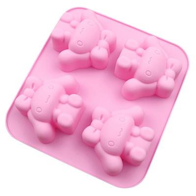 Силиконовая форма для выпечки собак, мультяшный щенок, украшение для торта, форма для шоколадных конфет