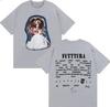 Summer Hit Singer TINI Futtturas Album Pop Music Gothic 2026 Spring summer Print Pure Cotton Fashion Casual Tshirt y2k ins
