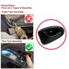 BDP77 Inner Door Handle Left Black for Renault Clio 2 Scenic Megane 1 Trafic Master 2 Logan Movano A Primastar Daily 7700434716