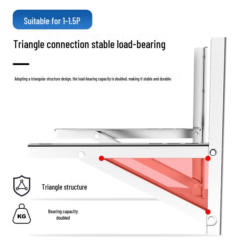 PURPAVWINNER Stainless Steel Outdoor AC Bracket
