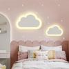 Modern Cloud Wall Lamp Soft Warm/White Light Eye Protection Living Room Nursery Boys Girls Kids Bedroom Bedside Plug-in Night Lamp