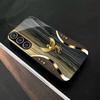 Чехол для телефона 'Древесная текстура и Золотой Феникс' стекло s26 ultra case s25 ultra case для Samsung Galaxy S26 S25 S24 S23 S22 FE Ultra Plus