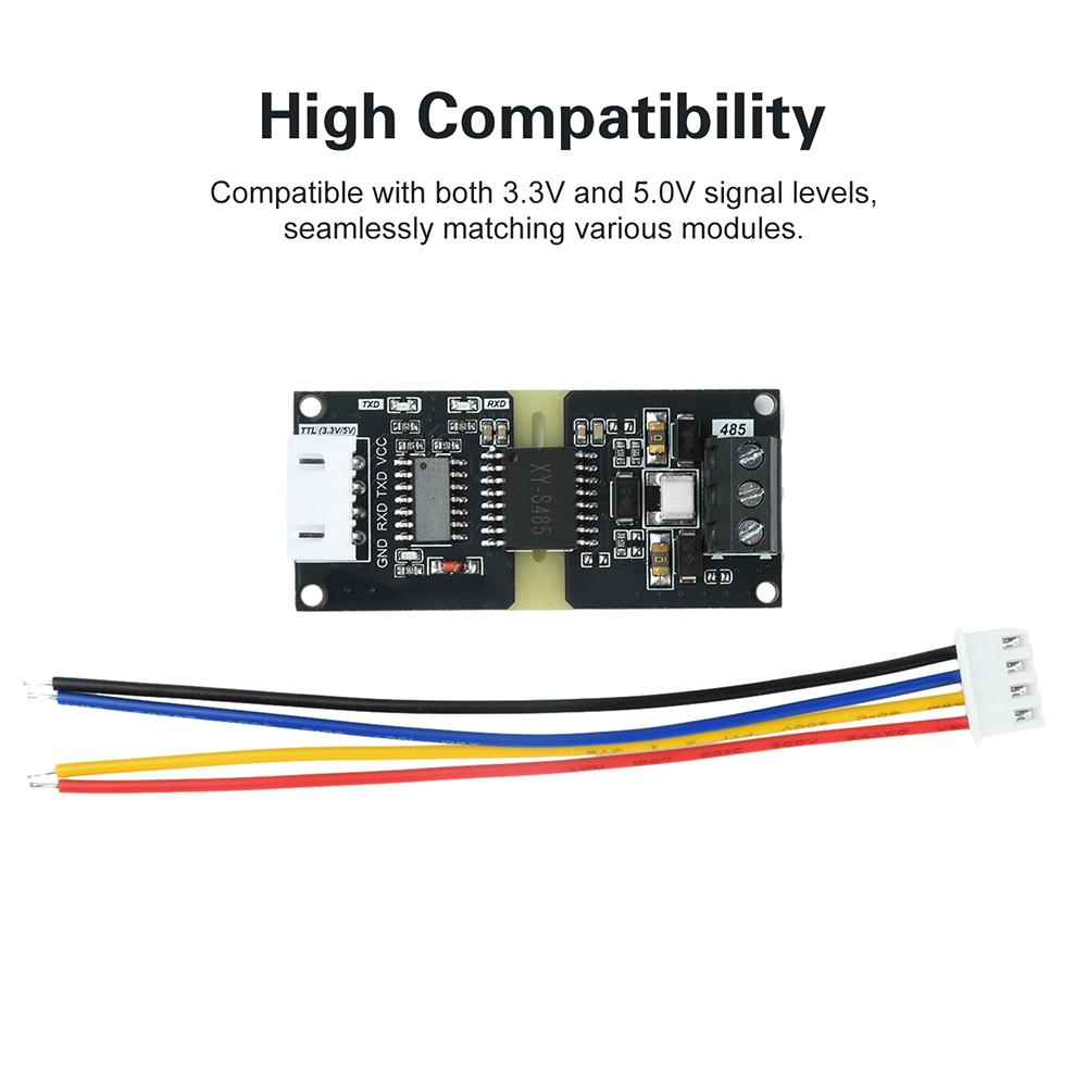 TTL Turn To RS485 Converter Module 485 To Serial UART Level Mutual Conversion Hardware Automatic Flow Control PowerSupply Module