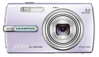 Цифровая камера OLYMPUS Pearl Amethyst 830 (Mu) 830LTBLU