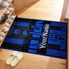 Inter Milan Personalized Name Floor Mat Perfect for Bedrooms Decorate room Balcony Outdoor Anti-slip Rug Decorate Offices