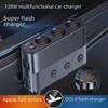 Многофункциональное автомобильное зарядное устройство: Прикуриватель 3 в 1 мощностью 128 Вт с портами USB 3.0 и PD