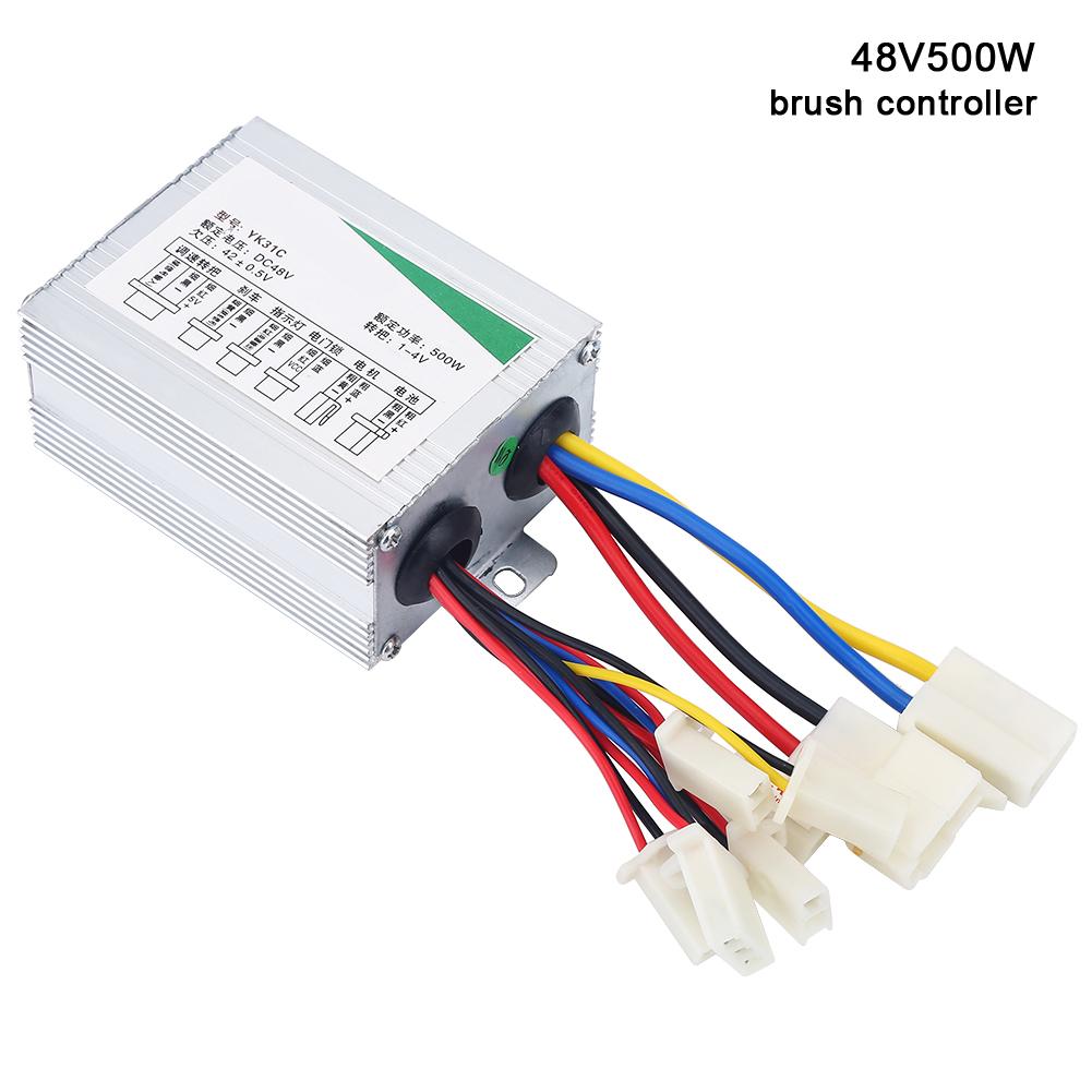 48V 500W Motor Brushed Controller Box for Electric Bicycle Scooter E bike