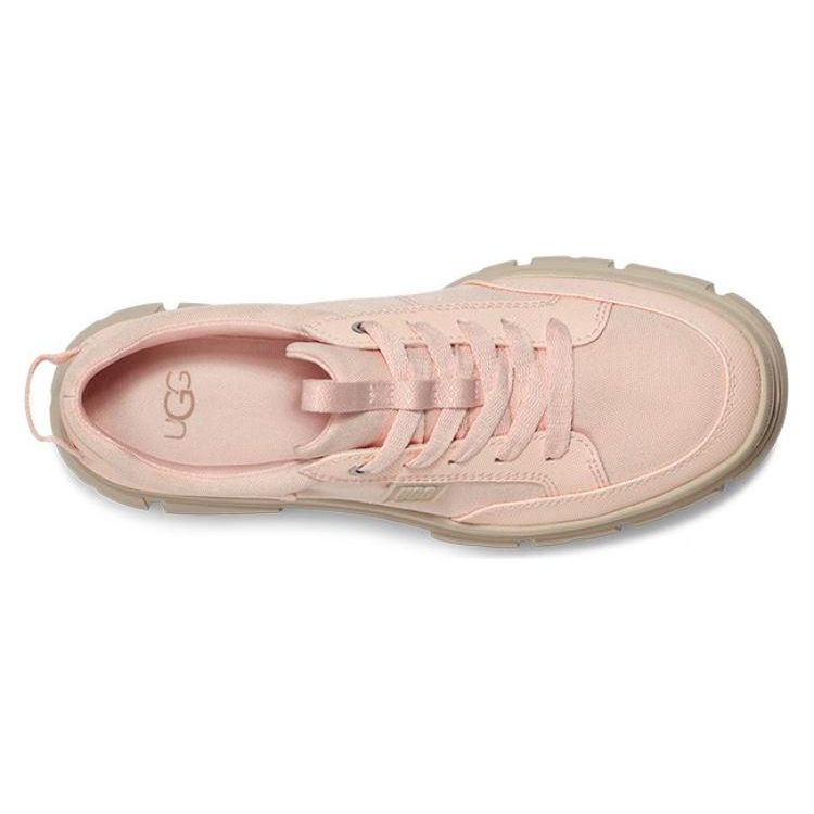 UGG Fabric Minimalist Lace-Up Round-Toe Casual Shoes Women Shoes Rose-Nude 1136892-RYBG