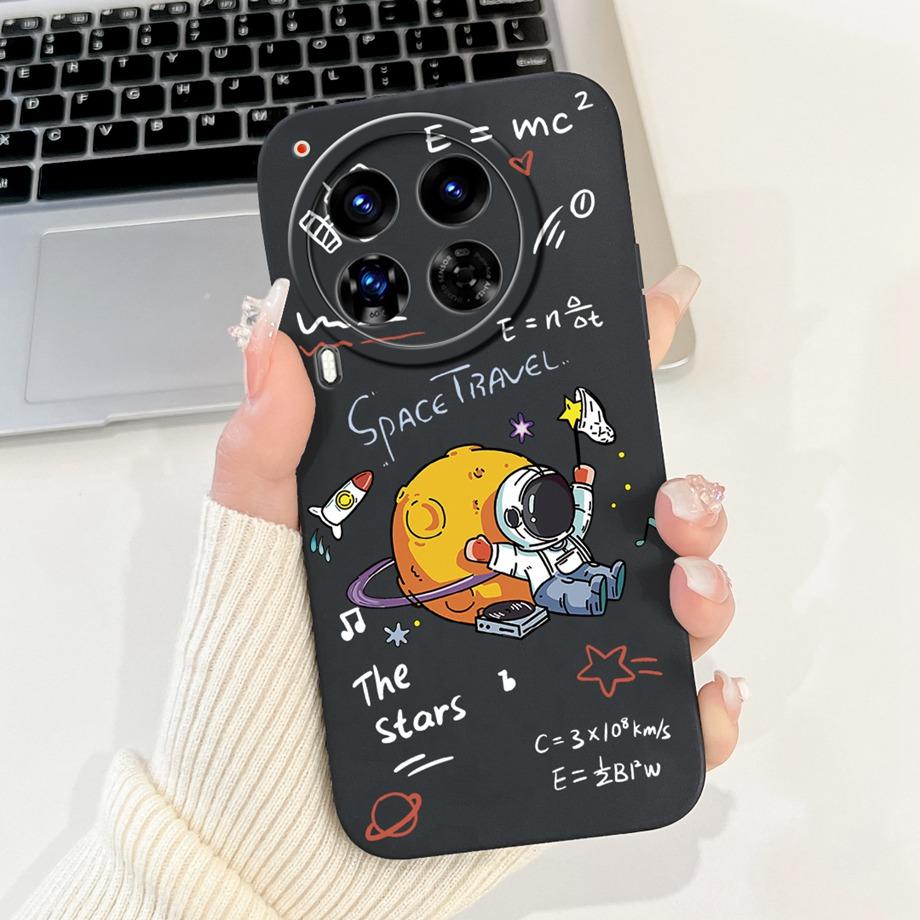 Case For Tecno Camon 30 Premier Camon30 4G 5G Cover Silicone Soft Sofu Touch Phone Bumper Dragon Cat Space Man Painting Fundas