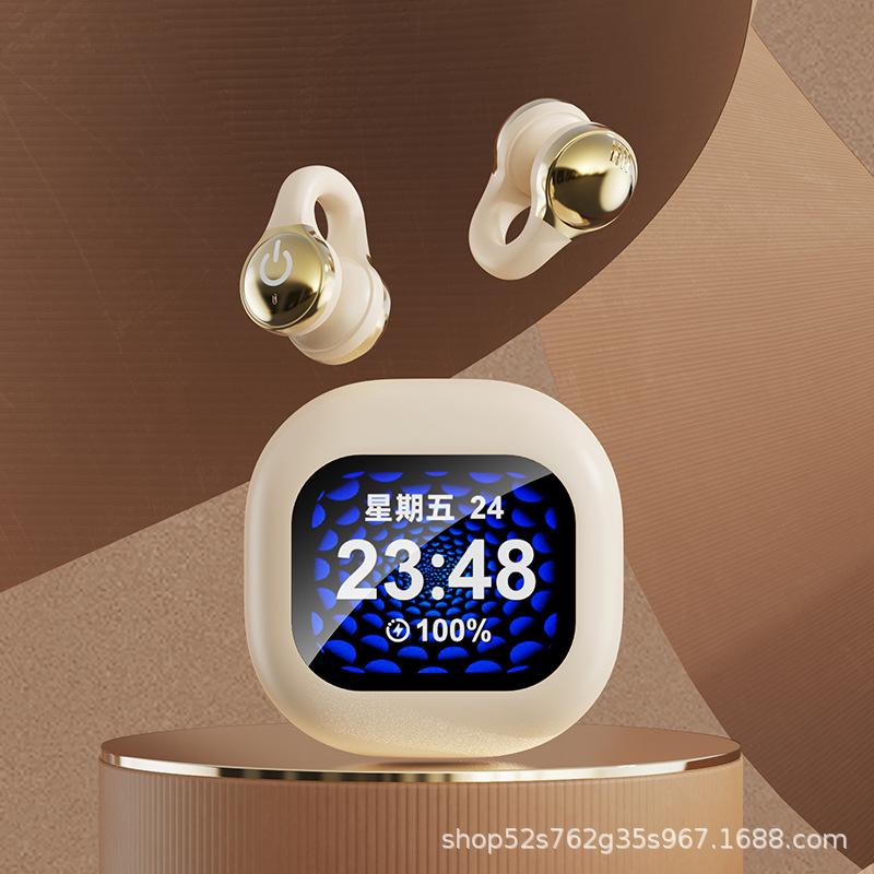 Приватная модель новая Bluetooth-гарнитура X63 с сенсорным управлением, клипсой для уха, высоким качеством звука, длительным временем работы от батареи, беспроводная OWS, интеллектуальное шумоподавление