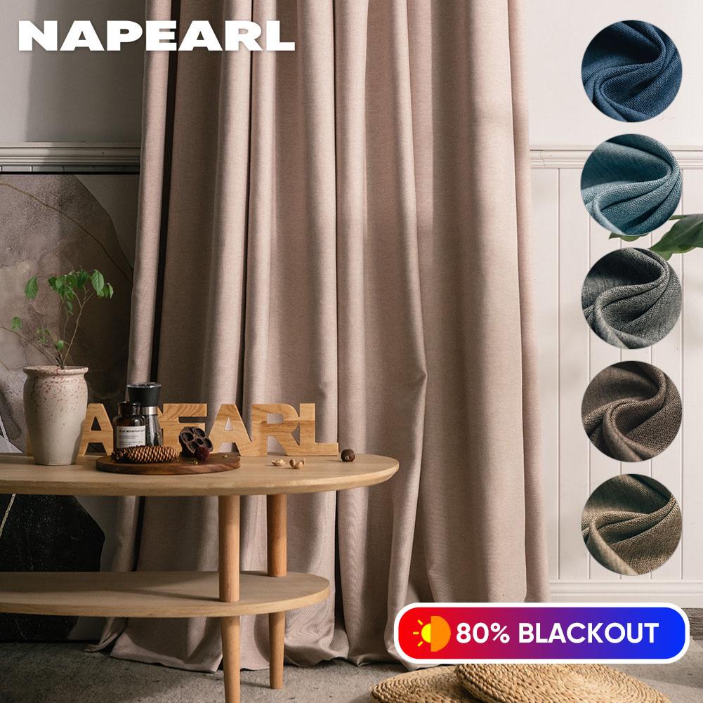 Оконная штора Для гостиной 1PC Napearl 80% Плотная занавеска