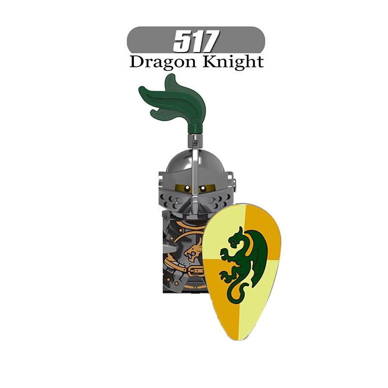 Средневековые Рыцари Серия Фигурки Строительные Блоки Воин Солдаты Стражники Львиное Сердце Больница Тевтонский Рыцарь Битва Пастор Детский Подарок