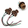 2Pcs 7443 T20 Female Brake Turn Signal Bulb Holder Socket Adapter Wiring Harness