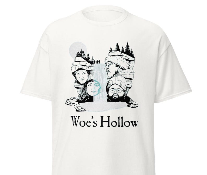 WoeS Hollow Severance TShirt SciFi Tv Show Fan Tee Retro Aesthetic Graphic Shirt Mystery Thriller Fan Merch