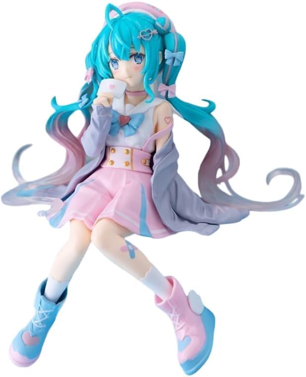 Hatsune Miku Noodle Stopper Figure Sailor Suit In Love Gray Ver.