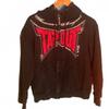 Zip Up Hoodie Unisex Oversize Streetwear Retro Loose Fit Printed Sweatshirt Fall
