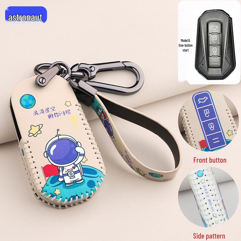 JMC Yuhu 753 Key Case for Transit Yusheng S350, Quanshun, Baodian - Unisex Key Shell & Buckle