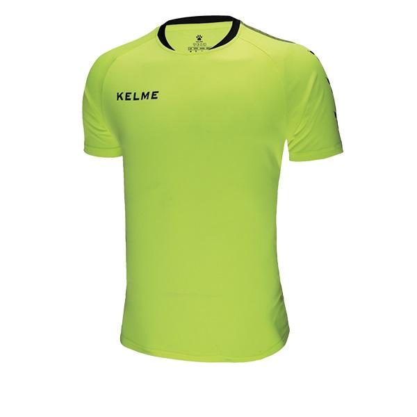 KELME 3891060 Тренировочная футболка с коротким рукавом Неоновый желтый/Черный