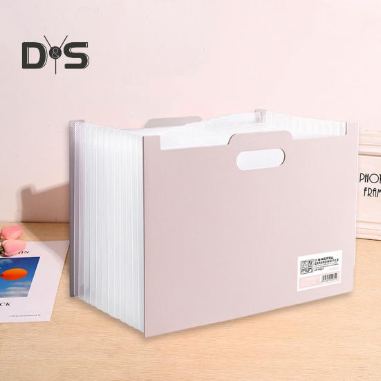 Папка-аккордеон, вертикальный органайзер для файлов, 13 карманов, папка с цветными этикетками для домашнего офиса, школы