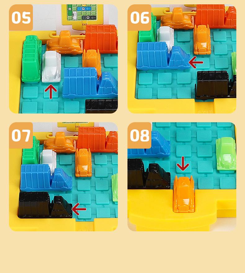 Kids' Clever Driver Chess Game: Huarong Road Car Puzzle for Early Education & Interactive Learning