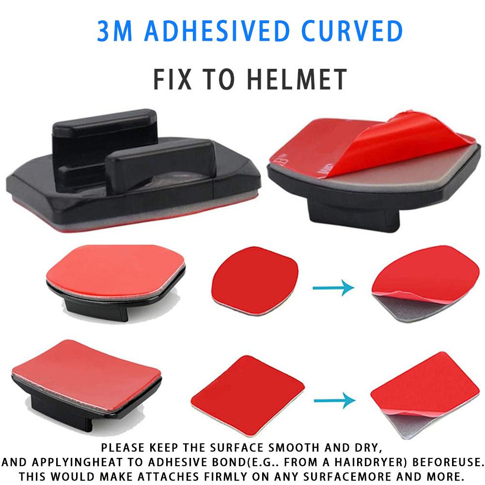 For GoPro Hero Motorcycle Helmet Extension Arm Osmo Action Sports Camera Helmet Chin Mount Accessories Set For Go Pro Insta360