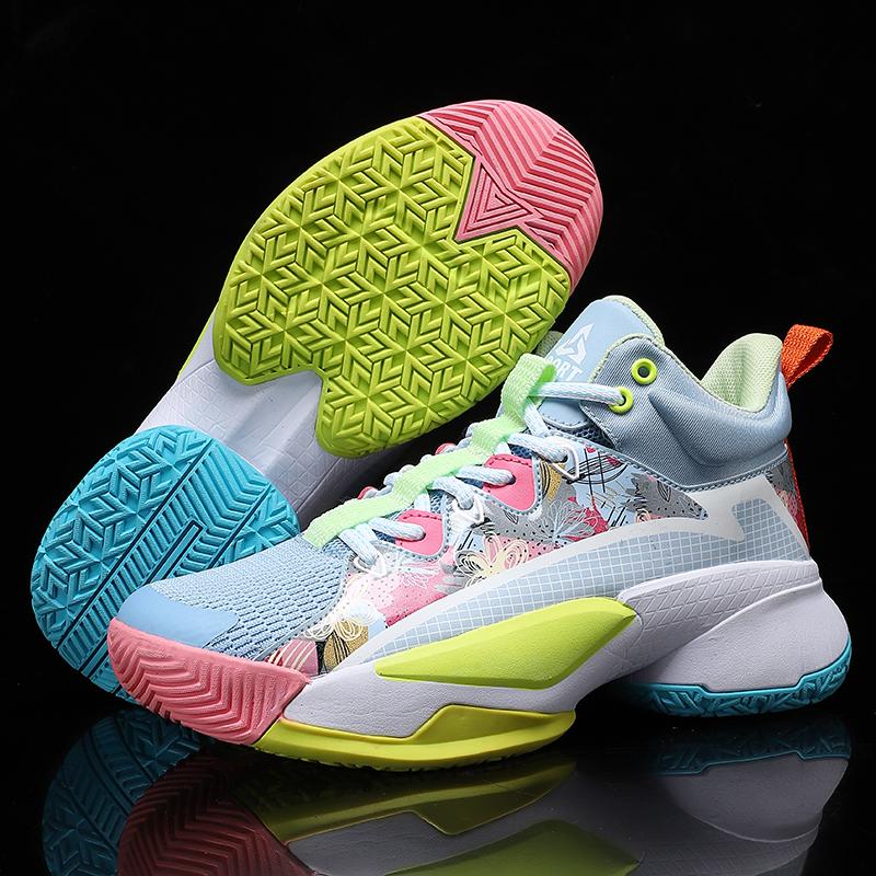 Модные мужские баскетбольные кроссовки с мягкой подошвой, кроссовки на шнуровке, удобные, для тренировок, для спортсменов, высококачественная спортивная обувь, повседневные кроссовки для активного отдыха 45