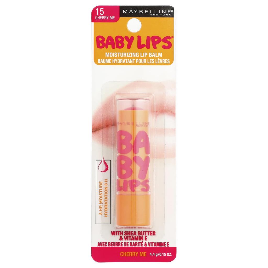 Baby Lips, Увлажняющий бальзам для губ, Cherry Me, 0,15 унции(4.4G)