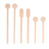 100Pcs Wooden Coffee Stirrers Cold Drinking Stir Beverage Stir Sticks Biodegradable Utensils Coffee Sticks