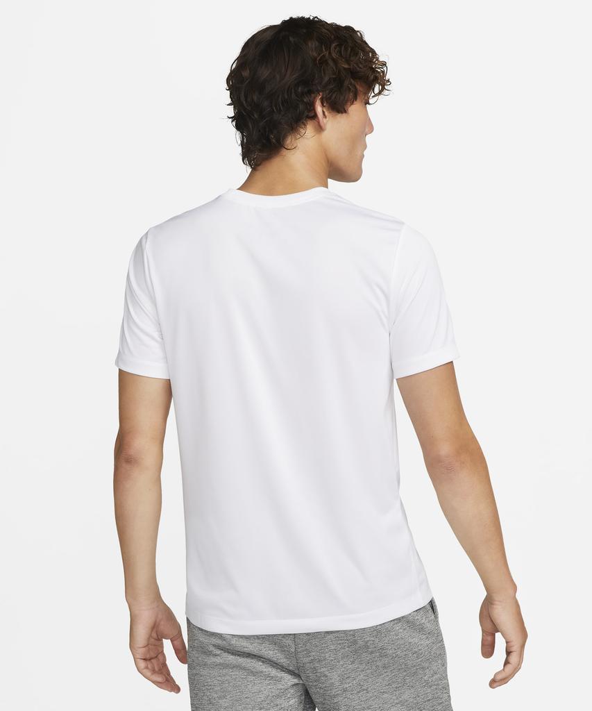 Nike Фитнес-футболка Dri-Fit M - Белая:Черный / Dx0990-100